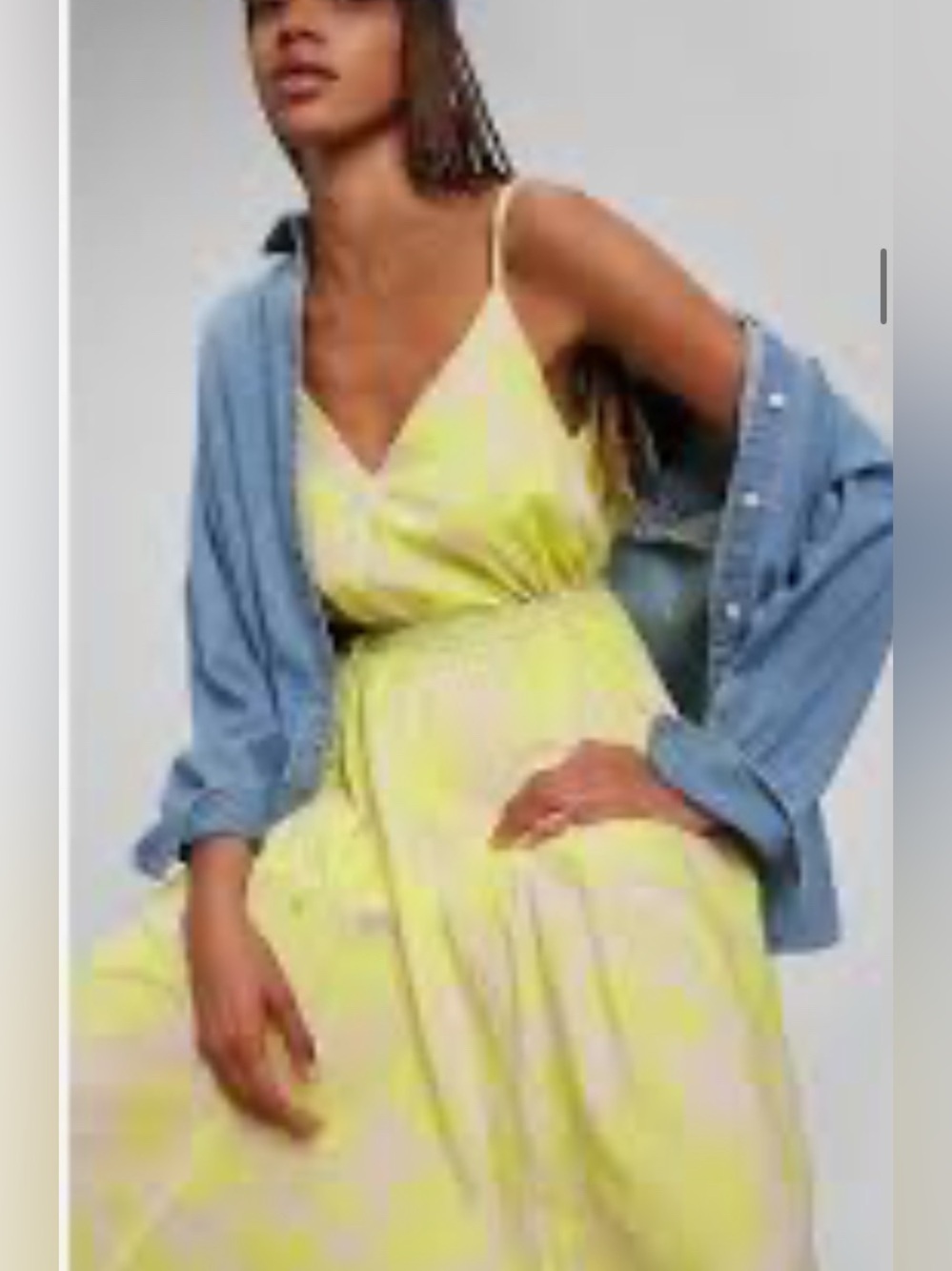 GAP 100% cotton Spaghetti Strap Maxi dress with lining